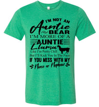 Load image into Gallery viewer, Auntie Llama Shirt | Auntie Bear Shirt | Funny Aunt Shirts
